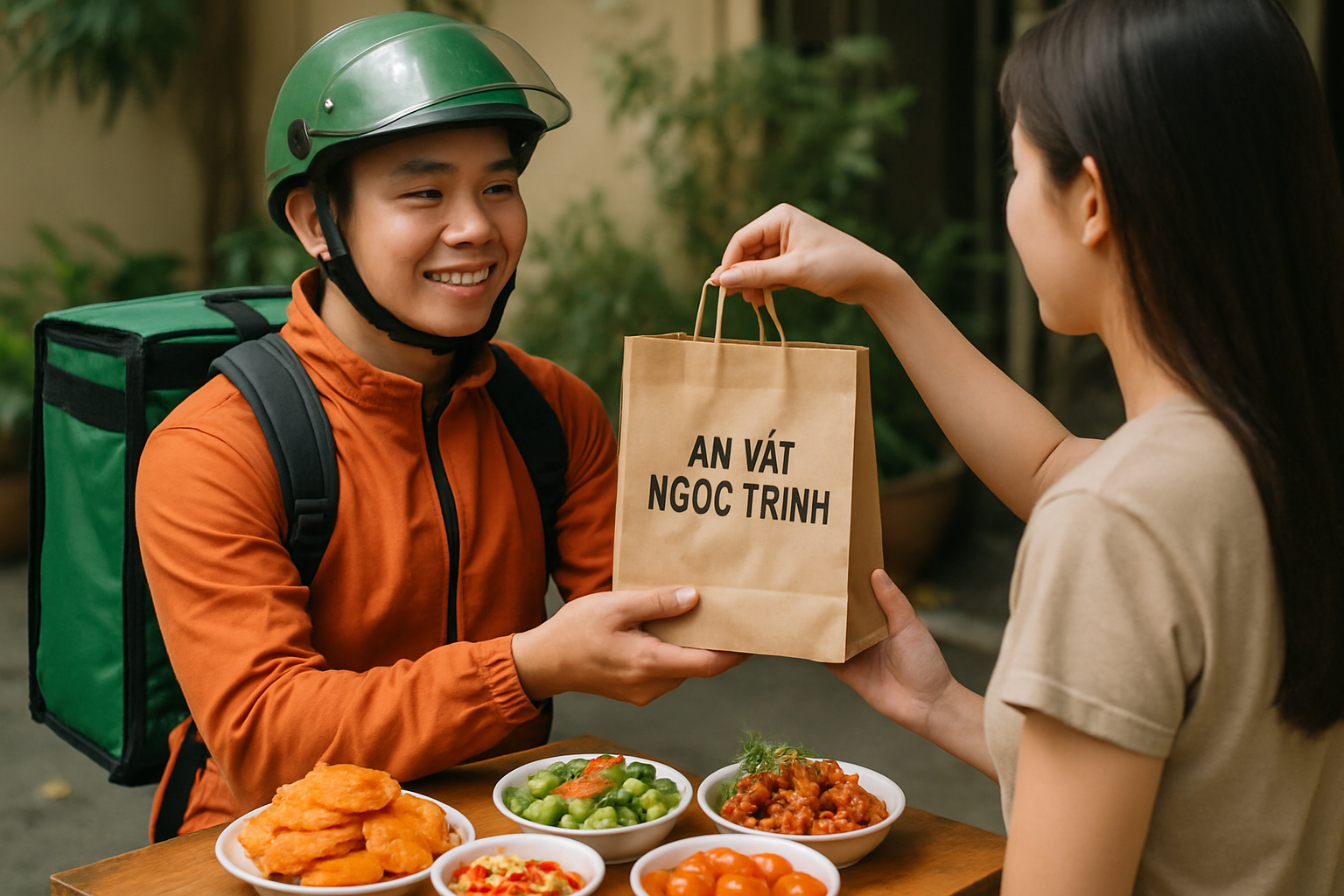 Đặt món ăn vặt tại Ăn Vặt Ngọc Trinh